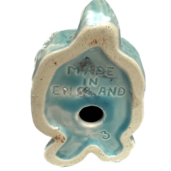 SYLVAC ?? Scottish Terrier Dog Figurine ENGLAND Blue Glaze 6" Tall England Vtg - Picture 7 of 7